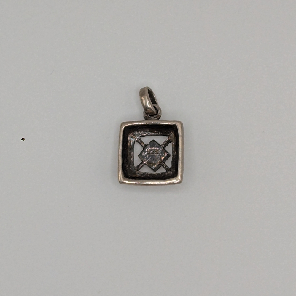 Vintage early 20th century silver pendant - Picture 3 of 7